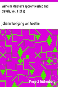 Cover of Wilhelm Meister's apprenticeship and travels, vol. 1 (of 2) — Themes and Context