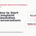 How to Start Complaint Resolution Conversations Clearly