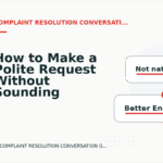How to Make a Polite Request Without Sounding Demanding in Complaint Resolution Conversation English