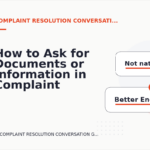 How to Ask for Documents or Information in Complaint Resolution Conversation English