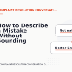 How to Describe a Mistake Without Sounding Rude in Complaint Resolution Conversation English