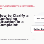 How to Clarify a Confusing Situation in a Complaint Resolution Conversation