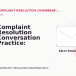 Complaint Resolution Conversation Practice: Email and Message Examples